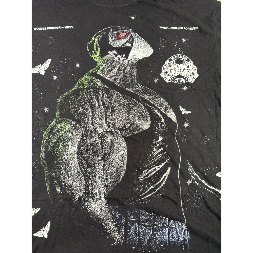 Darc Sport x Batman Bane Shirt Black Born in Darcness Wolves Forever Large